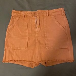 La Causa size 4 shorts burnt orange
